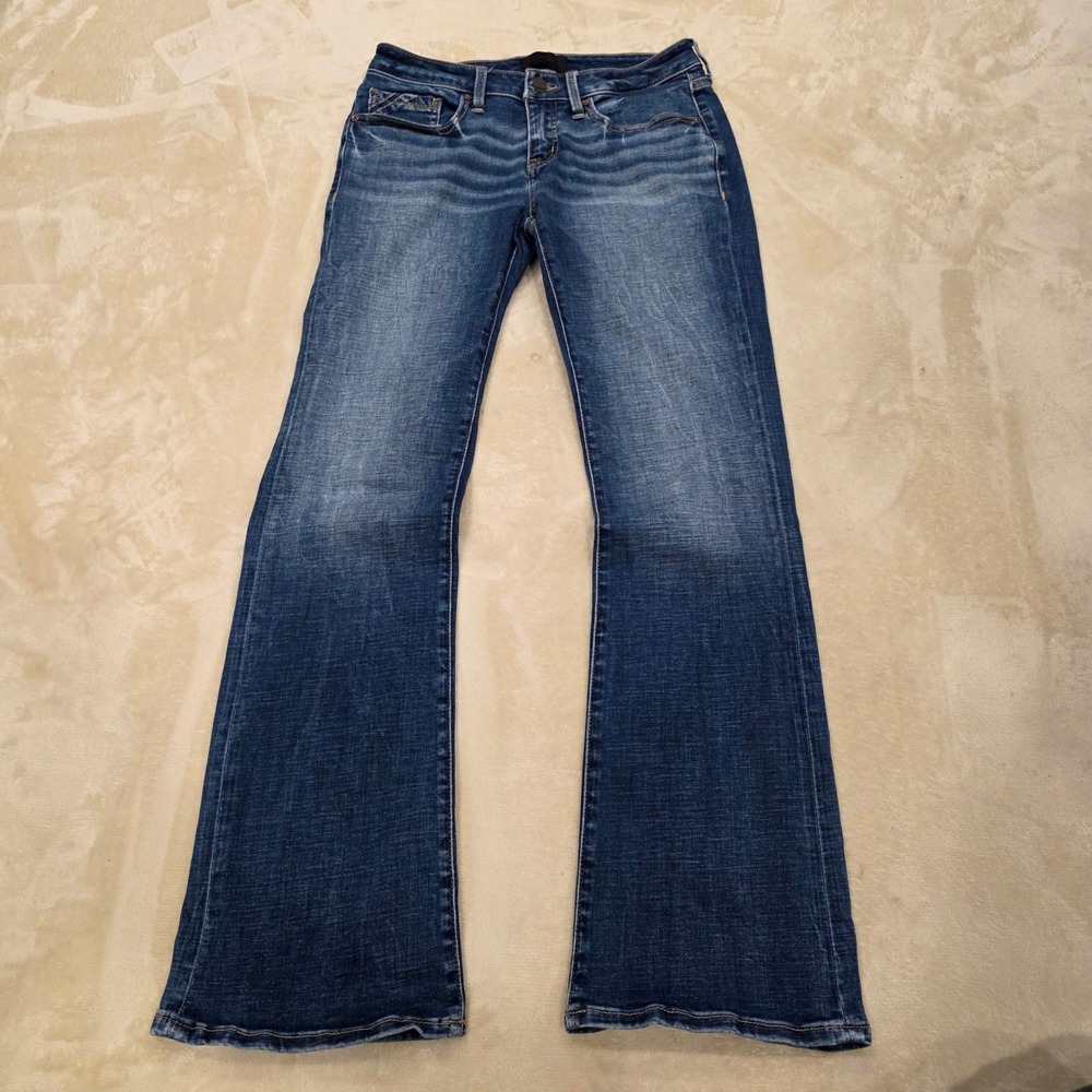 Buckle Black Fit No. 13 Low Rise Bootcut Jeans Women's Sz 28x32 Stretch Denim